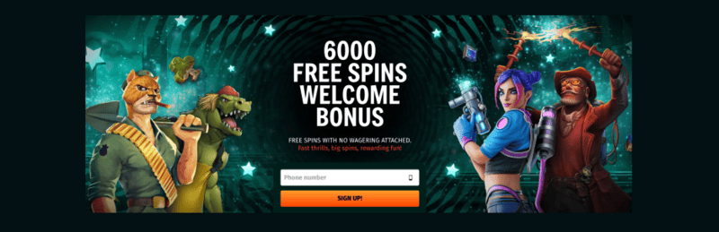 Wizz Spin Casino bibliotek med slots og andre spil